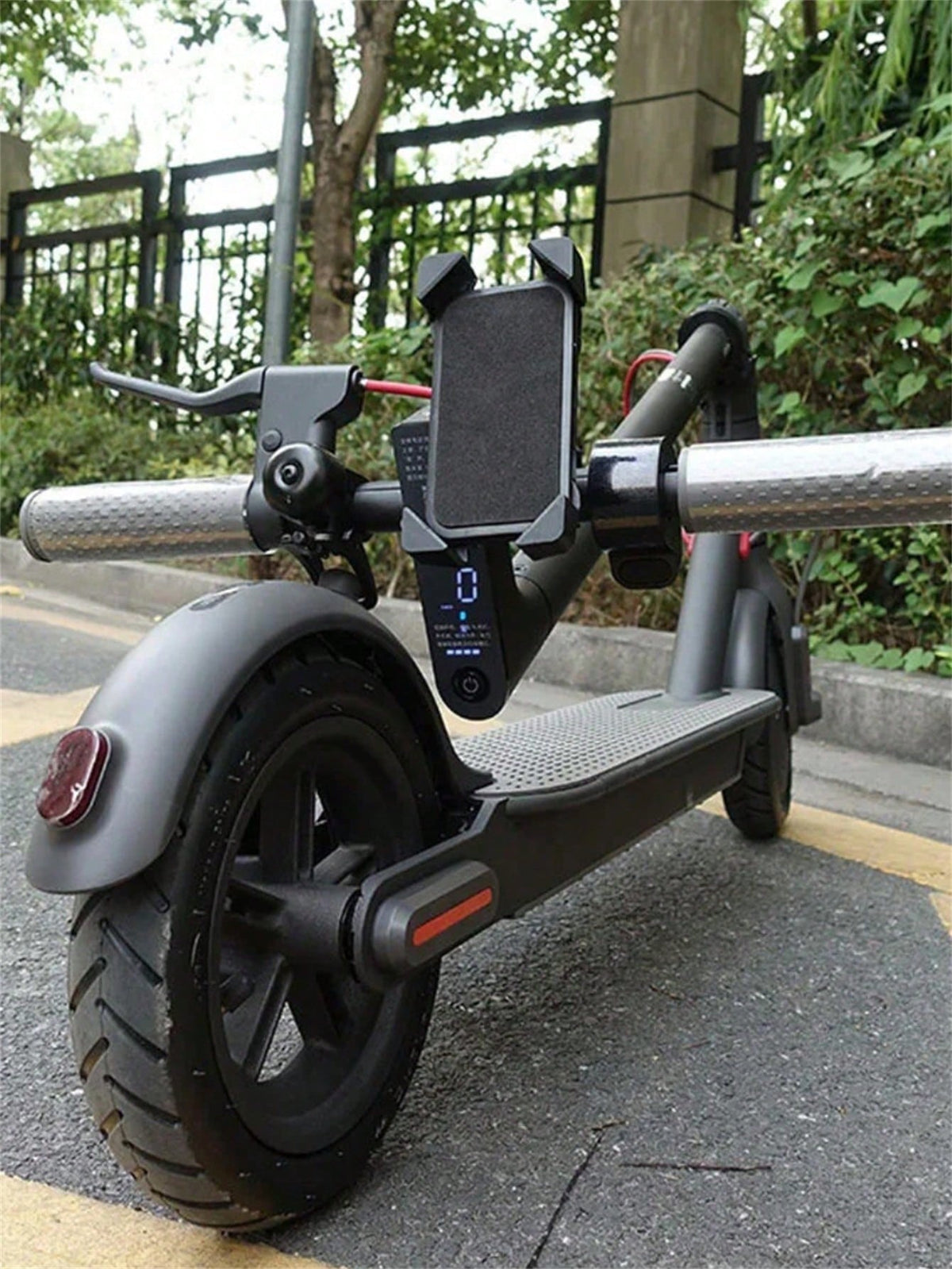 1pc/2pcs 360° Rotating Phone Holder, Extendable Four-Claw Stand, Suitable For Electric Scooter, Motorcycle, Mountain Bike, Black ABS Material- For Daily Use, Outdoor Sports, Cycling, Off-Road, Campin