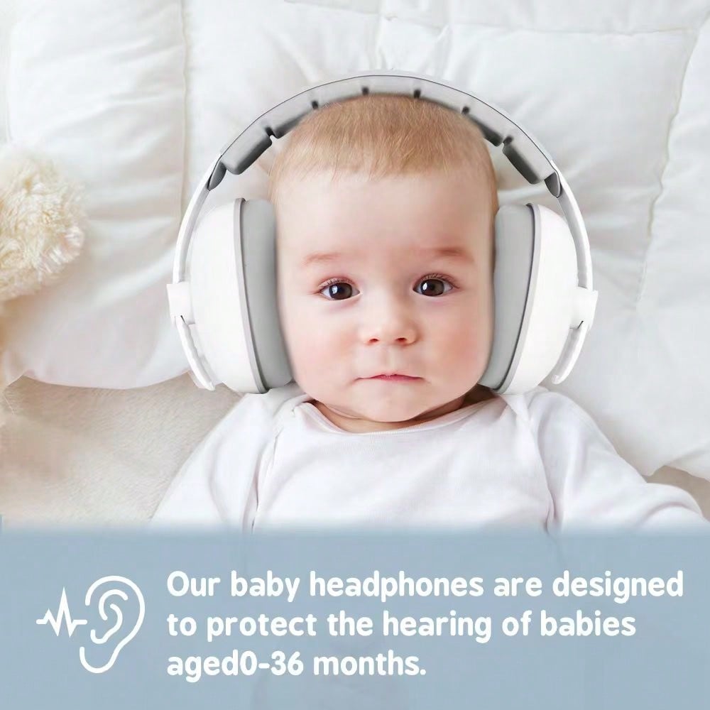 1pc Baby Ear Protection For Babies And Toddlers Up To 36 Months,Noise Reduction Earmuffs- Comfortable Baby Headphones Against Hearing Damage & Improves Sleep