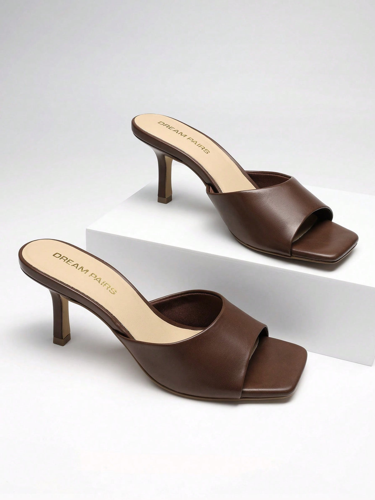 2026 New Summer Style Women Kitten Heel Mule Sandals, Casual Open Toe Slip-On Heeled Sandals For Daily, Dressy & Casual Occasions