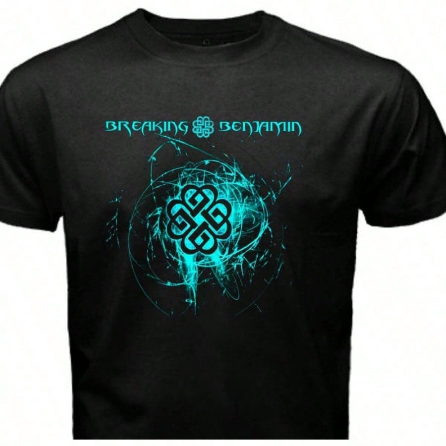 2026 Summer Shirt 1 Pcs Breaking Benjamin T-Shirt Short Sleeve Crafted From Breathable 100 Cotton Perfect For Infusing N