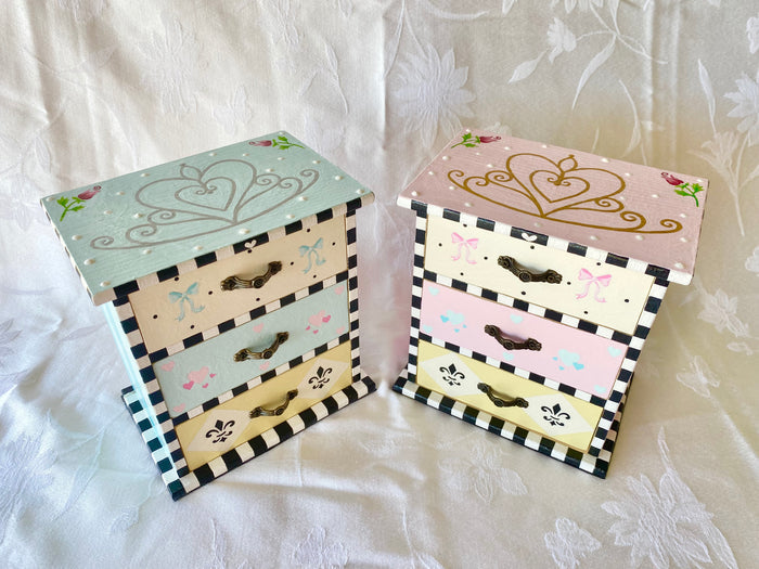 3 Drawer Jewelry Box