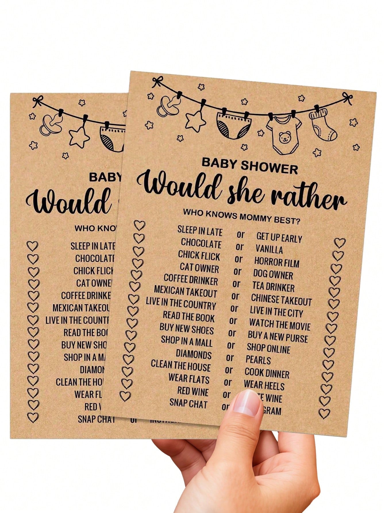 A Set Of Baby Shower Games, Baby Letter Search Game Cards, Baby Shower Party Games And Activities, Party Activity Ideas Supplies, Baby Shower Ideas, Craft Paper With 20 Game Cards