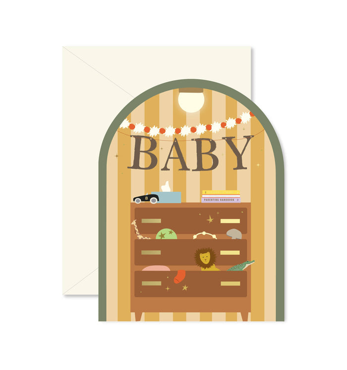 Baby Arch Dresser Greeting Card
