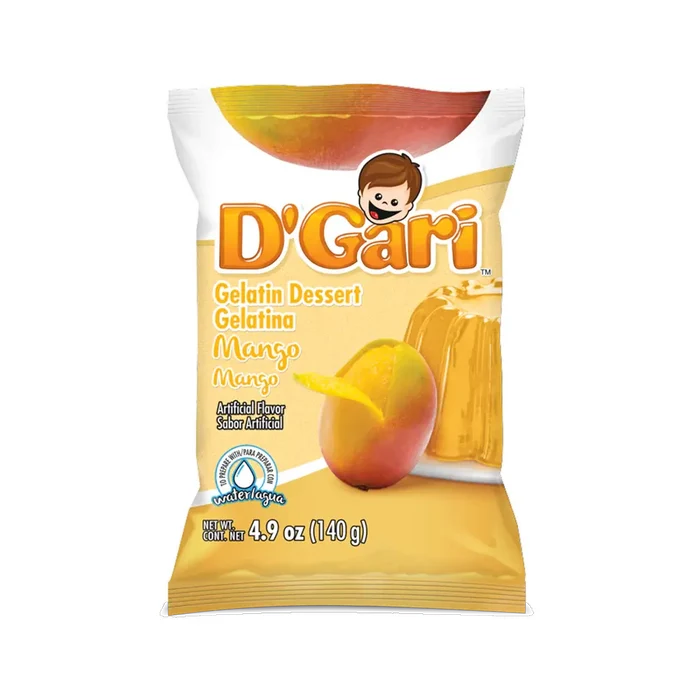 Wholesale D'Gari Gelatin Mango Water - Shop now at Mexmax INC
