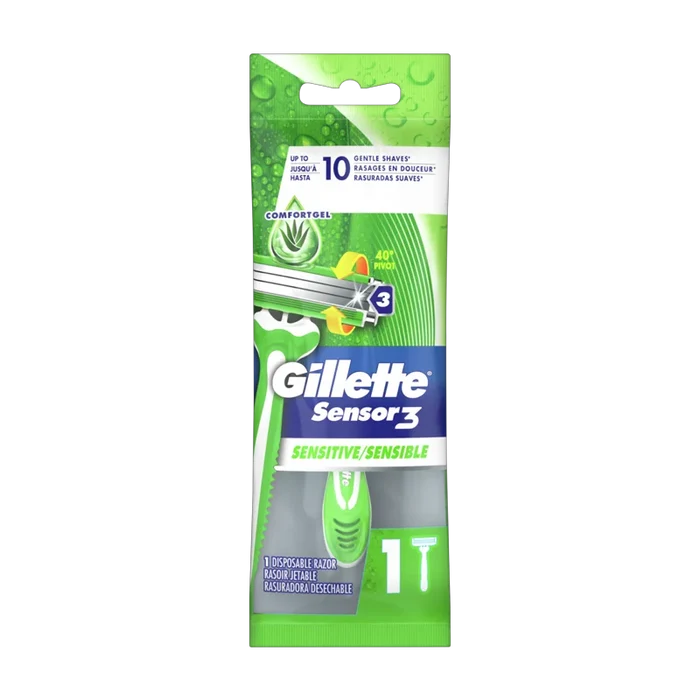 Gillette Sensor3 Sensitive Mens Disposable Razor - 1 ct