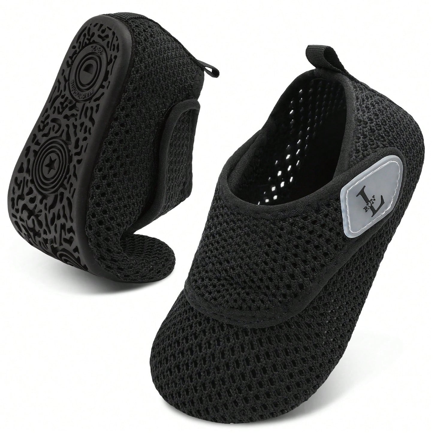 Kids Adjustable Strap Aquatic Shoes- Lightweight, Comfortable And Breathable, Perfect For Spring And Summer, Suitable For Casual, Beach, Swimming