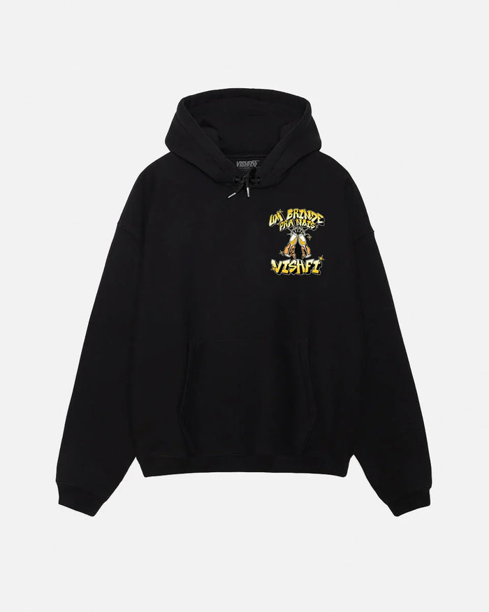 Moletom Um Brinde Pra Nois Preto - Four Street