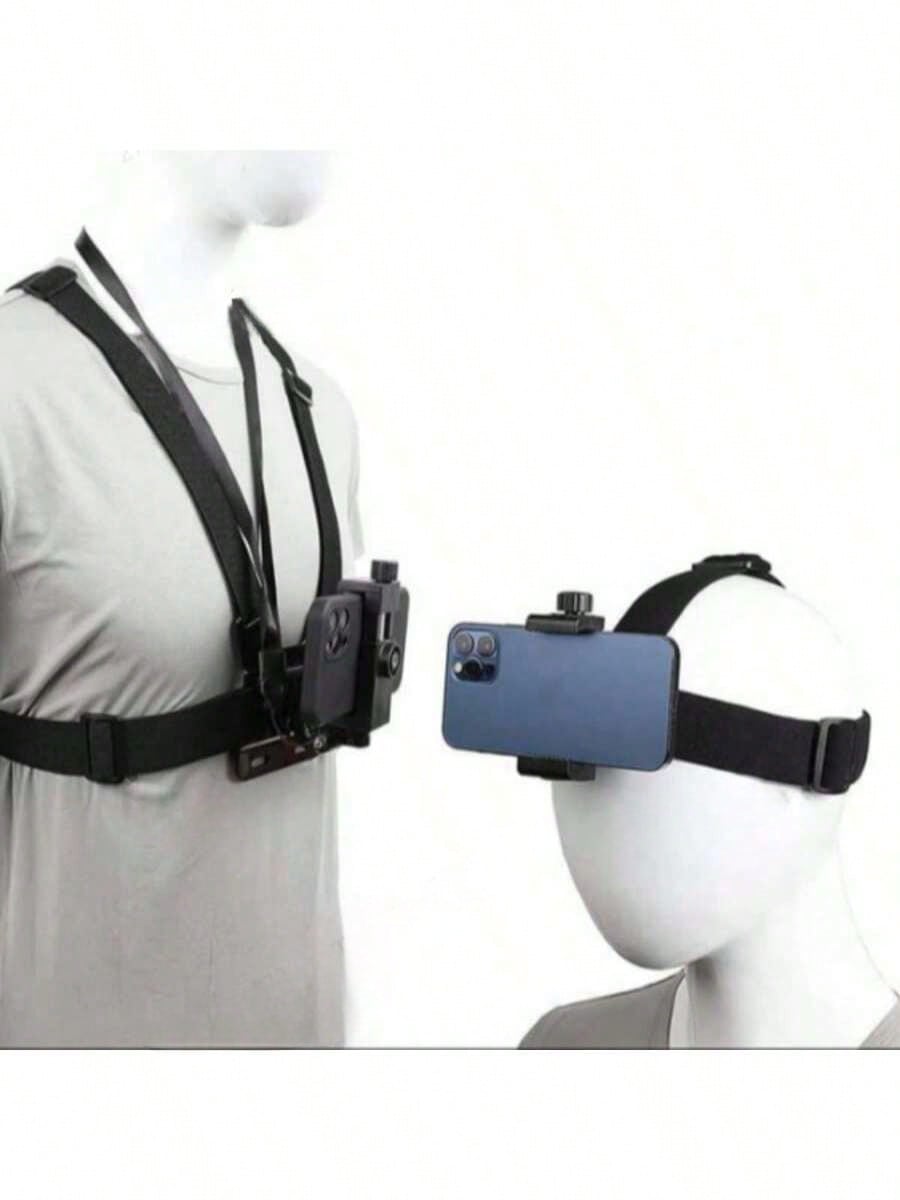 Outdoor Sports Camera Accessories, Phone Shooting Head Strap, First-Person Perspective Shooting Accessories, Sports Camera Chest Strap