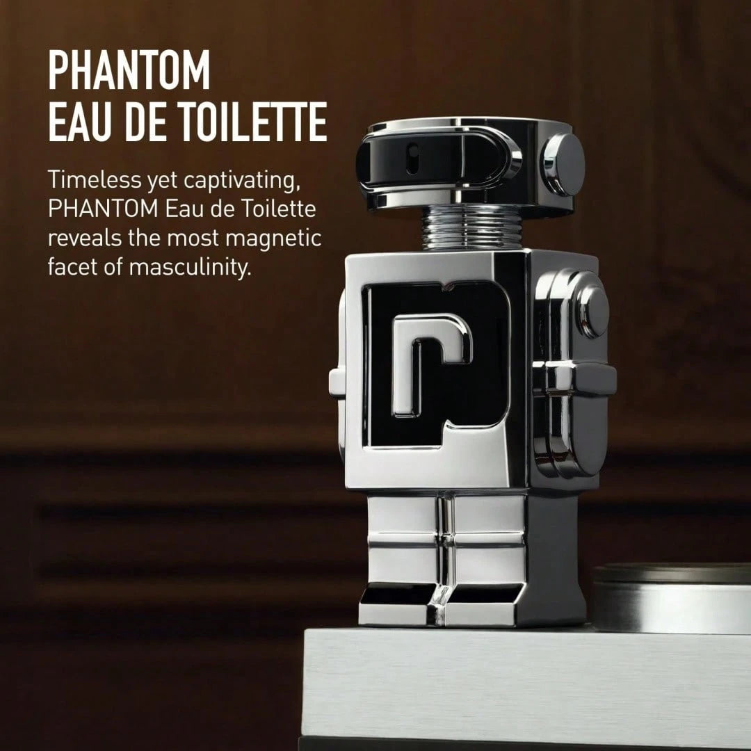 Paco Rabanne Rabanne Phantom Is A Woody Aromatic Fragrance For Men, 3.4oz/100ml