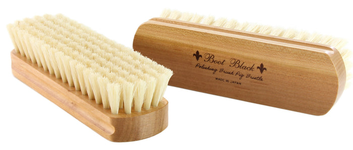 Pig Bristle Polishing Brush