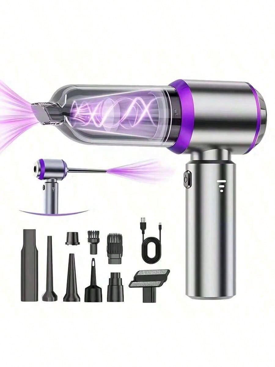 Portable Home Vacuum Cleaner, 20,000 Pa Powerful Suction, Portable Car Vacuum Cleaner, Wireless Handheld Vacuum Cleaner; Equipped With Brushless Motor; Suitable For Car, Home, Office, Camping And More