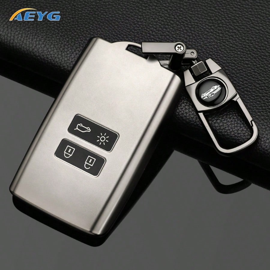 Suitable For Car FOB Cover Keychain- Fits For Renault Captur, Koleos, Kadjar, Arkana, Megane, Dacia Duster, Sandero, Stepway And Smart Remote Keychains