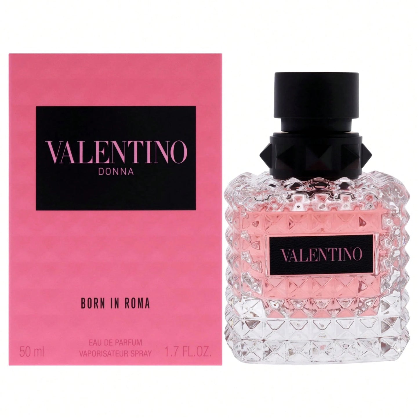 VALENTINO Born In Roma Donna 50ml/1.7 FL OZ Women Eau De Parfum Spray, Soft Balanced Fruity Floral Wood Fragrance For Daily Office & Campus Casual Outfits