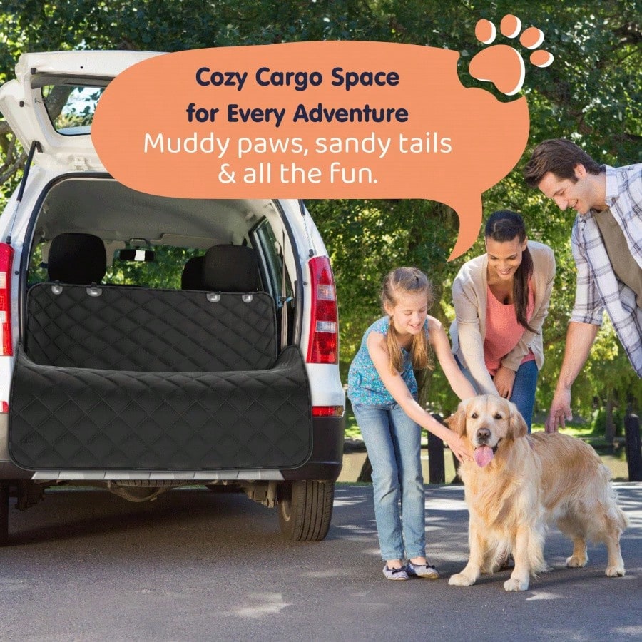 YVDKL Pet Car Rear Seat Cover, Waterproof Hammock Style Design, Suitable For Cars, SUVs, And Trucks, Anti Slip Rear Seat Cover, Heavy-Duty Pet Hammock Style Seat Protection Pad, Easy To Install And Cl