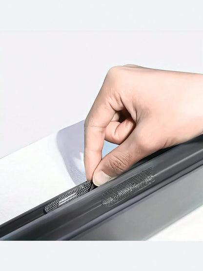 1/2/3/4/5pcs Self-Adhesive Stainless Steel Insect Screen & Drainage Outlet Filter Sticker For Doors & Windows