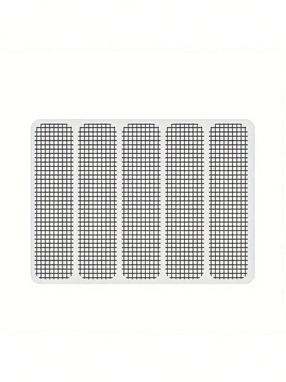 1/2/3/4/5pcs Self-Adhesive Stainless Steel Insect Screen & Drainage Outlet Filter Sticker For Doors & Windows