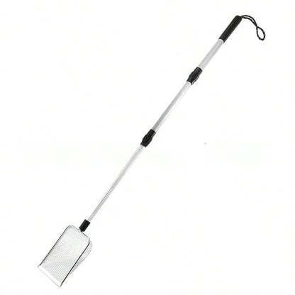 1/2/3pcs Telescopic Beach Sand Scoop, Metal Mesh Sand Sifter Shovel With Long Handle For Shells, Coins, Treasure Hunting & Outdoor Beach Use