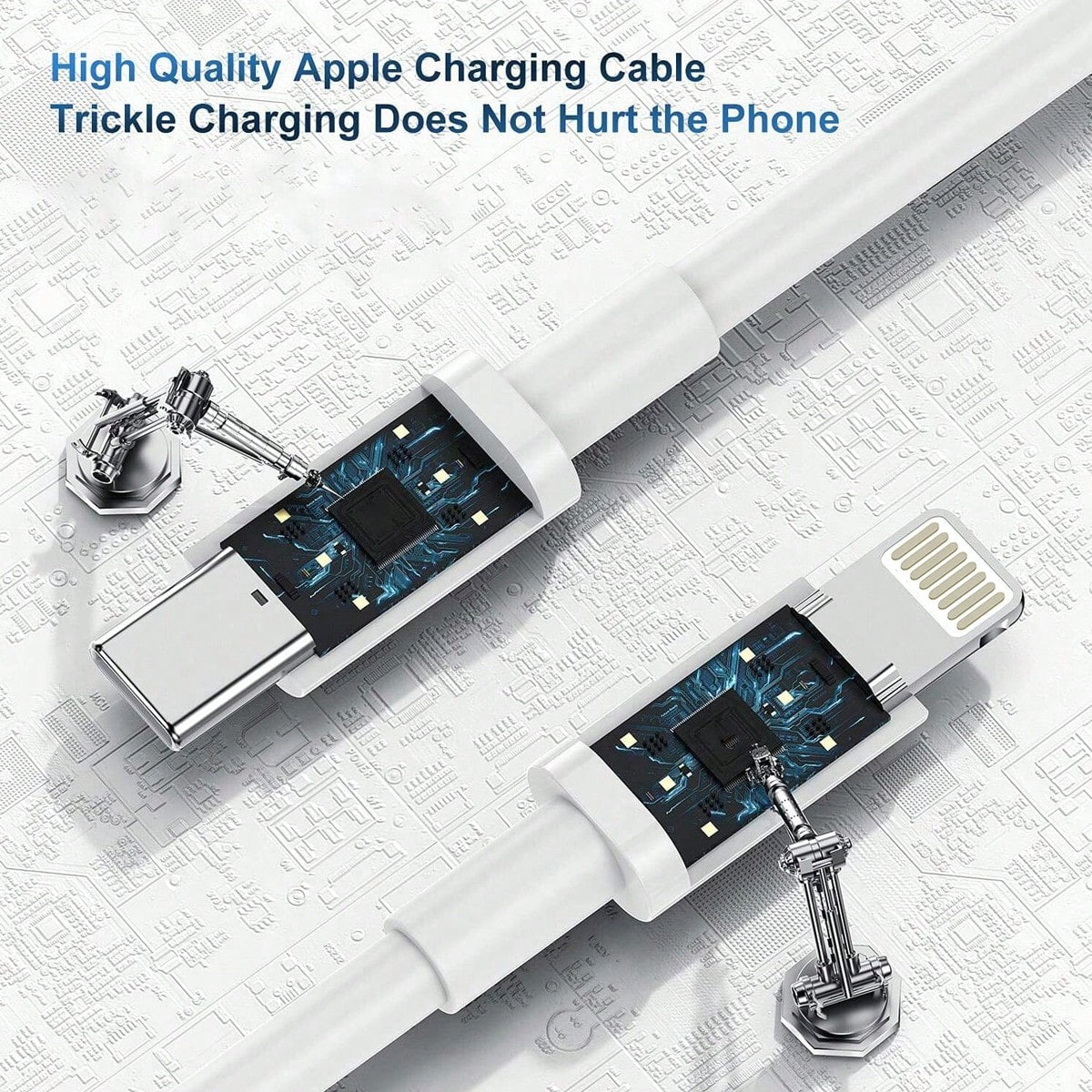 1/2/5Pcs 3.3ft/100cm Apple Cable Type C To Lightning Fast Charging Data Cable Compatible With IPhone 14 13 12 11 Pro Max XR XS X 8 7 6 Plus SE/ High-Efficiency Data Transfer Cable