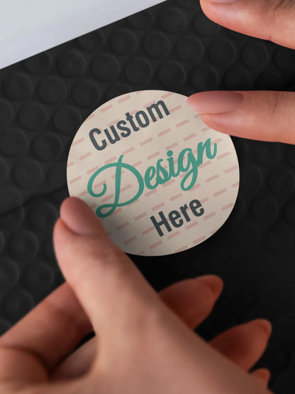1/20/60/100/240pcs Personalized Labels, Customizable With Any Design, Image, Logo, Text Stickers, Waterproof PVC Material, Suitable For Graduation, Wedding, Birthday And Other Occasions, Can Design Yo