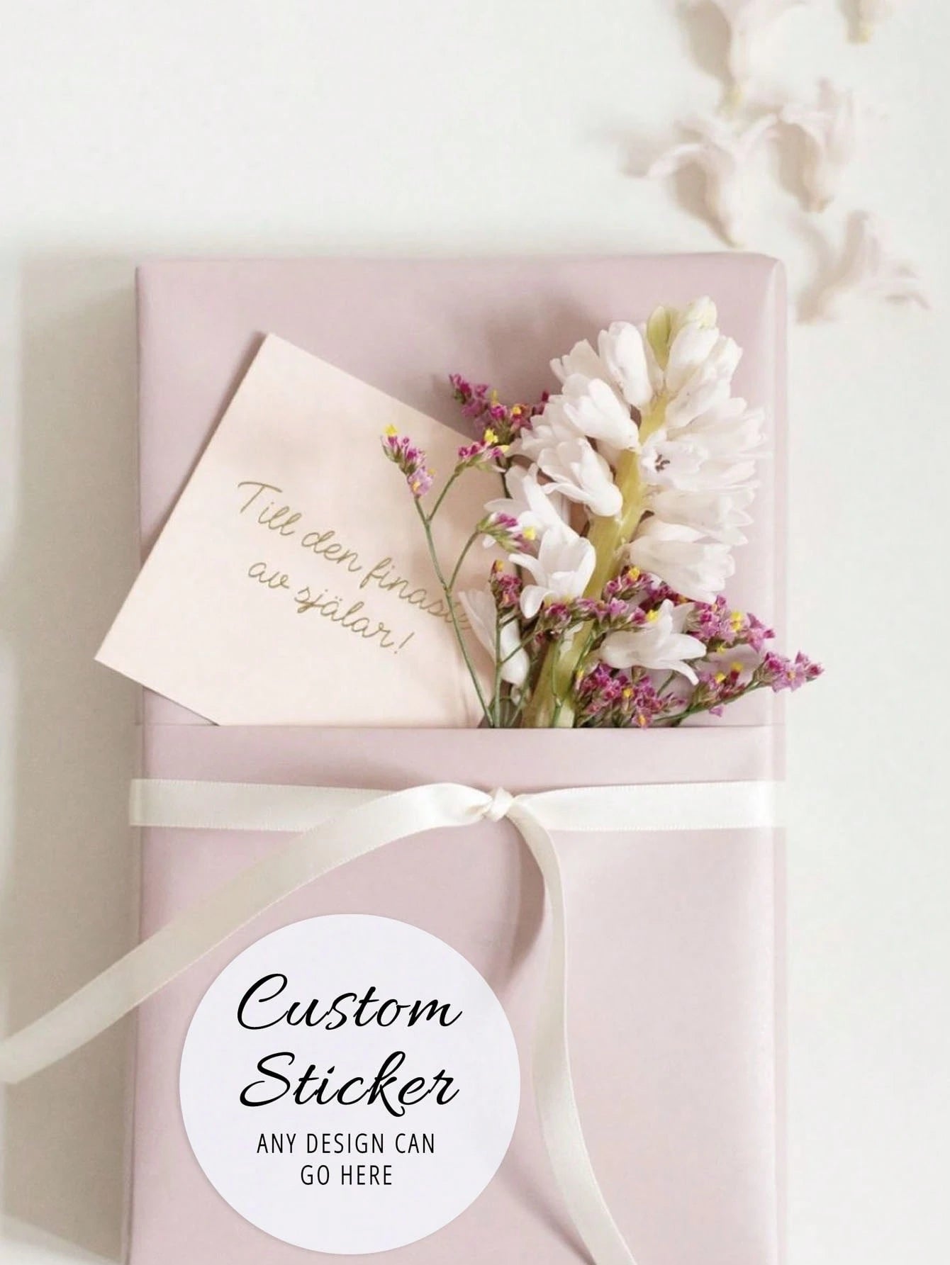 1/20/60/120/240pcs Personalized Labels- Customizable Text & Image Stickers, Custom Thank You Label Stickers, Decorative & Colorful, Ideal Gift For Men, Women, Family, Friends, Anniversary, Birthday