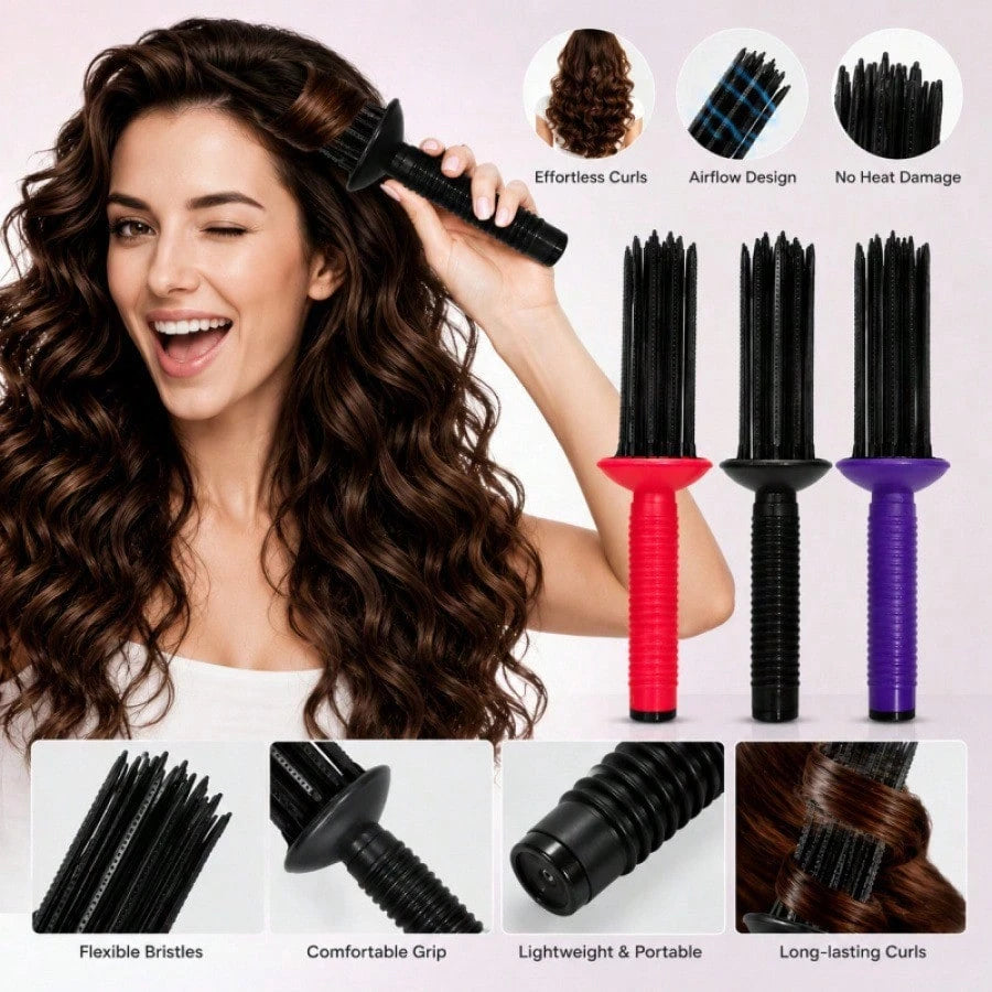 1/2pcs-Airy Fluffy Curling Comb, Curling Hair Styling Tool, Fluffy Styling Machine, Hair Styling Tool
