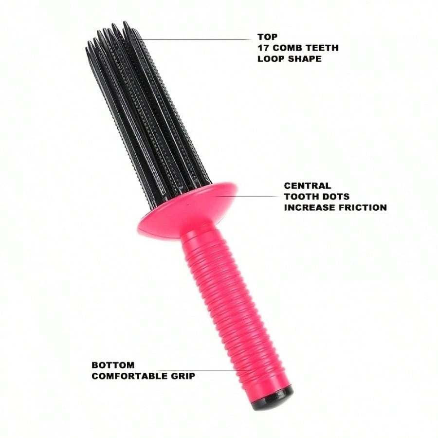 1/2pcs-Airy Fluffy Curling Comb, Curling Hair Styling Tool, Fluffy Styling Machine, Hair Styling Tool