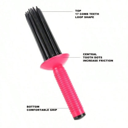 1/2pcs-Airy Fluffy Curling Comb, Curling Hair Styling Tool, Fluffy Styling Machine, Hair Styling Tool