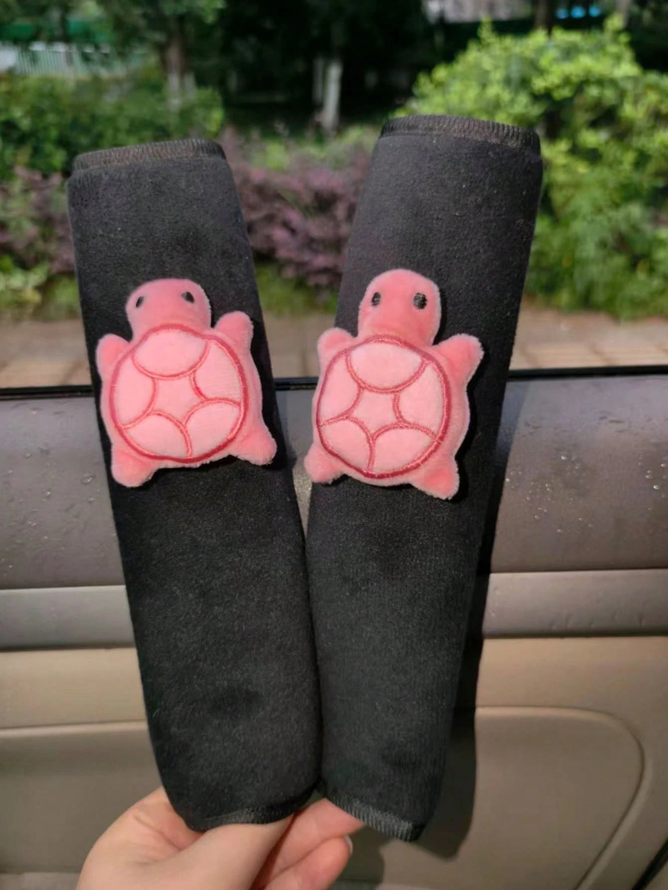 1/2pcs Turtle Car Seat Belt Shoulder Pads, Breathable Cute Turtle Shoulder Strap Protector, Car Seat Belt Shoulder Guard, Creative Little Turtle Car Seat Belt Premium Shoulder Pad Cover, Car Protector