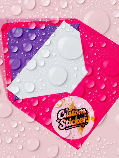 1/30/90/160pcs Customizable Round Stickers, Can Print Any Text And Pattern, Suitable For Valentine's Day Gifts, Romantic Love Notes, Handmade Stickers, Party Favors, Envelope Seals, Suitable For Boyfr
