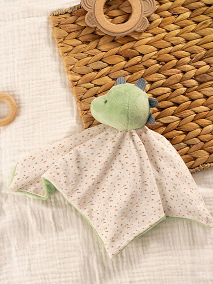1 Pack Soft Plush Cartoon Animal Shaped Baby Comforter Blanket, Cute Cartoon Design, Baby Safety Blanket