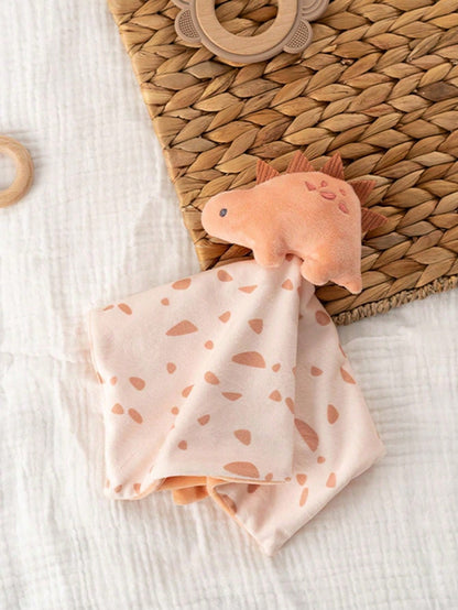 1 Pack Soft Plush Cartoon Animal Shaped Baby Comforter Blanket, Cute Cartoon Design, Baby Safety Blanket