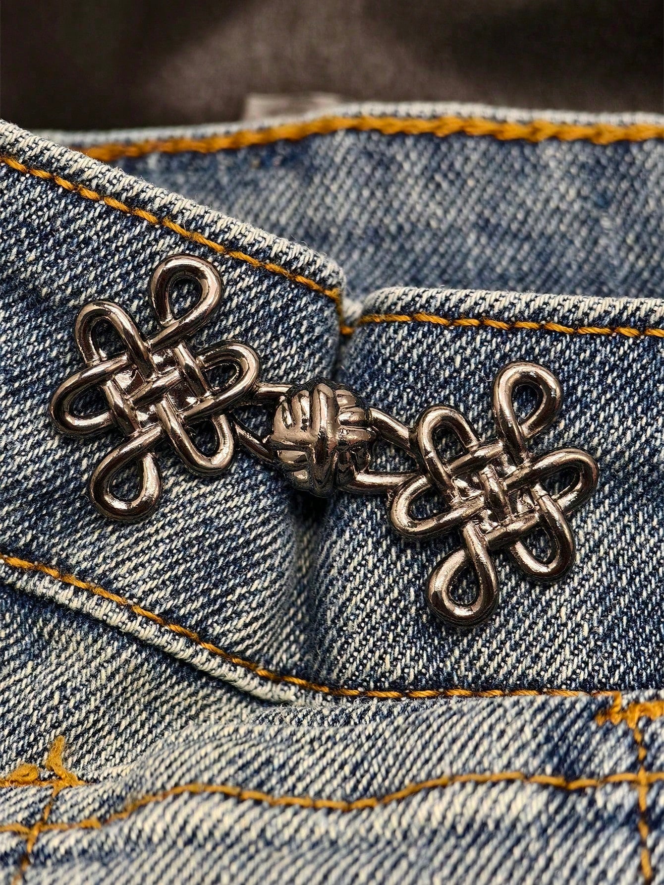 1 Pair/2 Pairs Adjustable Metal Alloy No Nail Waist Buckle For Jeans With Detachable Waist Buckle Magic Tool