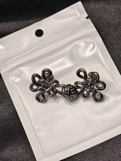 1 Pair/2 Pairs Adjustable Metal Alloy No Nail Waist Buckle For Jeans With Detachable Waist Buckle Magic Tool