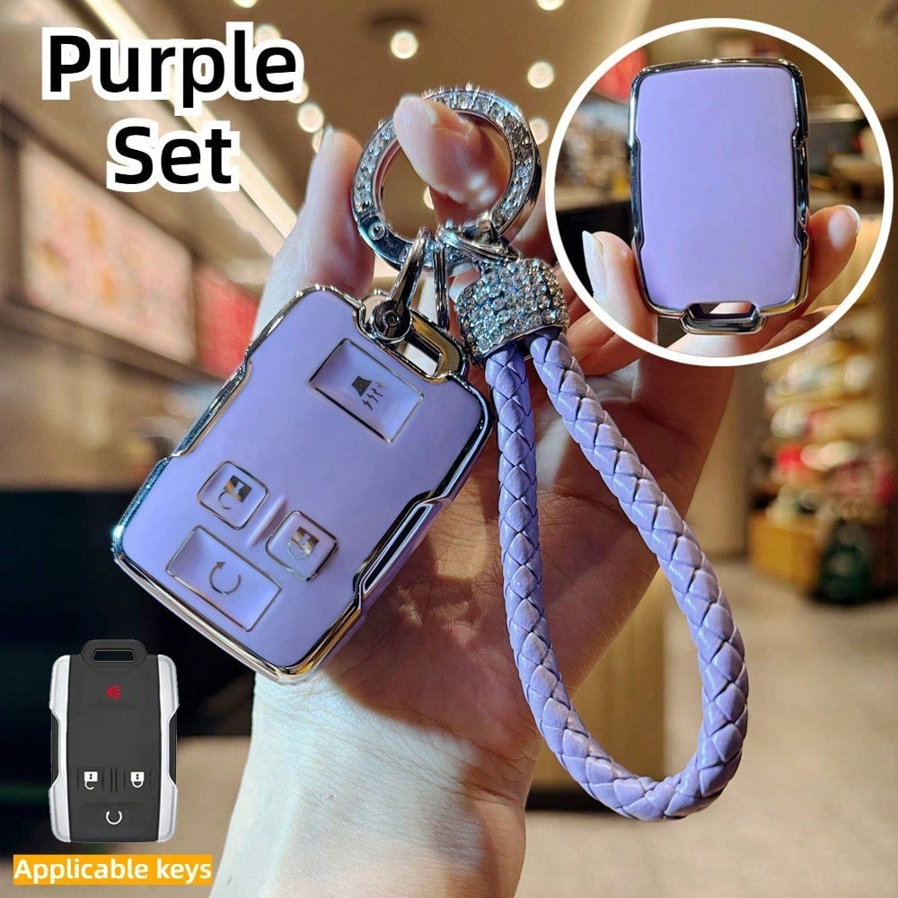 1 Pc 4 Buttons TPU Car Remote Key Case Cover, Suitable For Chevrolet Colorado GMC Sierra Canyon Accessories