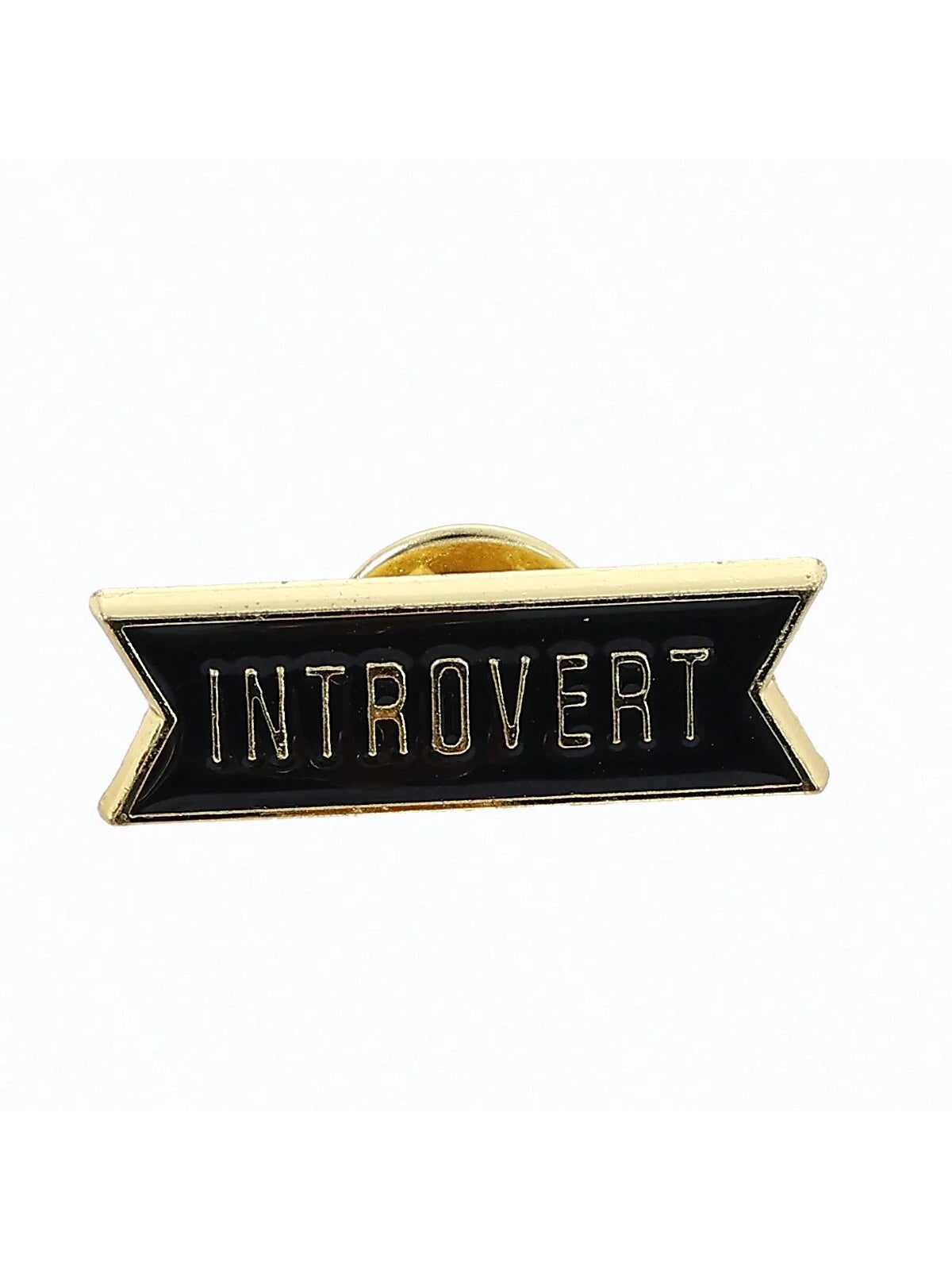 1 Pc Cute Introvert Sign Brooch Enamel Pin For Introvert Person Dress Accessories Pin For Clothes Bag Charm School Office Accessories Shirts Jacket Jewelry Christmas Halloween Clothes Pin Funny Teache