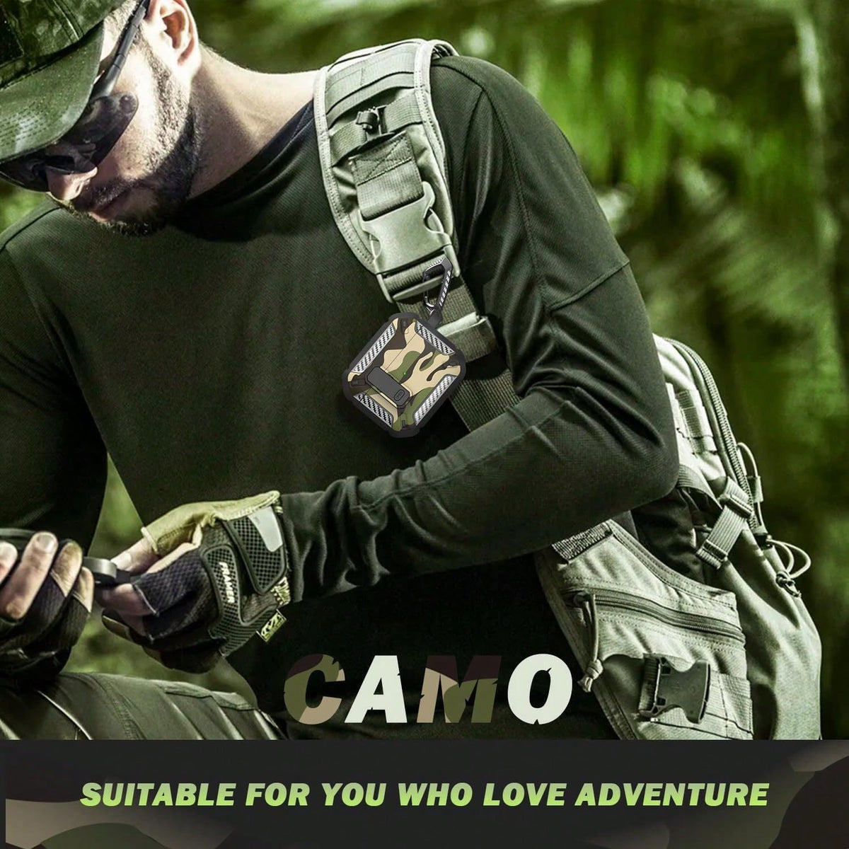 1 Piece Of Apple Earphone Protective Case Suitable For Airpods4 Protective Case New Apple 4th Generation Earphone Case Airpodspro2 Camouflage Earphone Protective Case