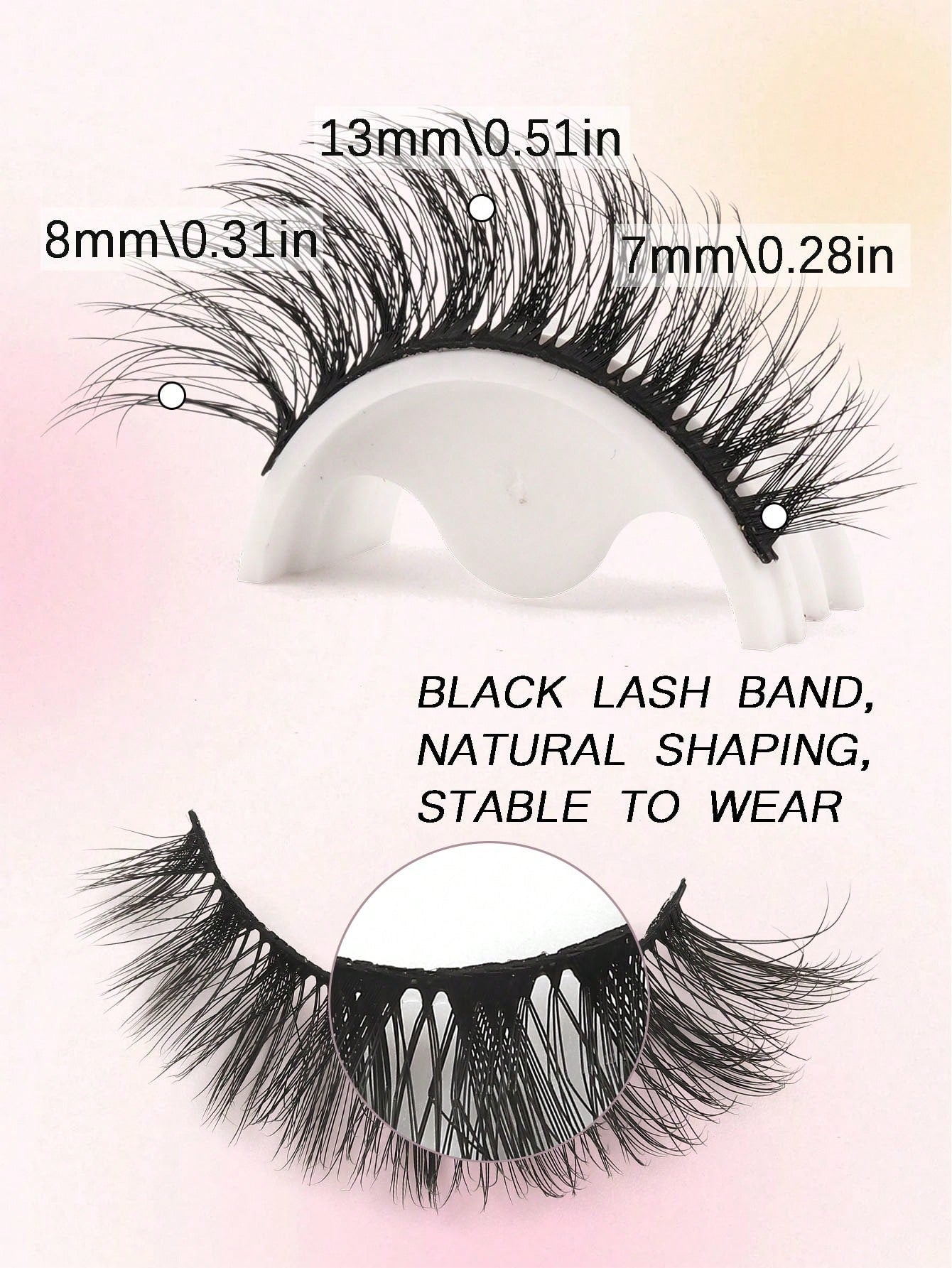 10 Pairs Full Strip False Eyelashes, Voluminous Ultra-Dense Fluffy, Natural Bionic Furry 3D Effect, Ultra-Fine Black Stem, Reusable For Daily Commute Makeup, Essential Portable Wear