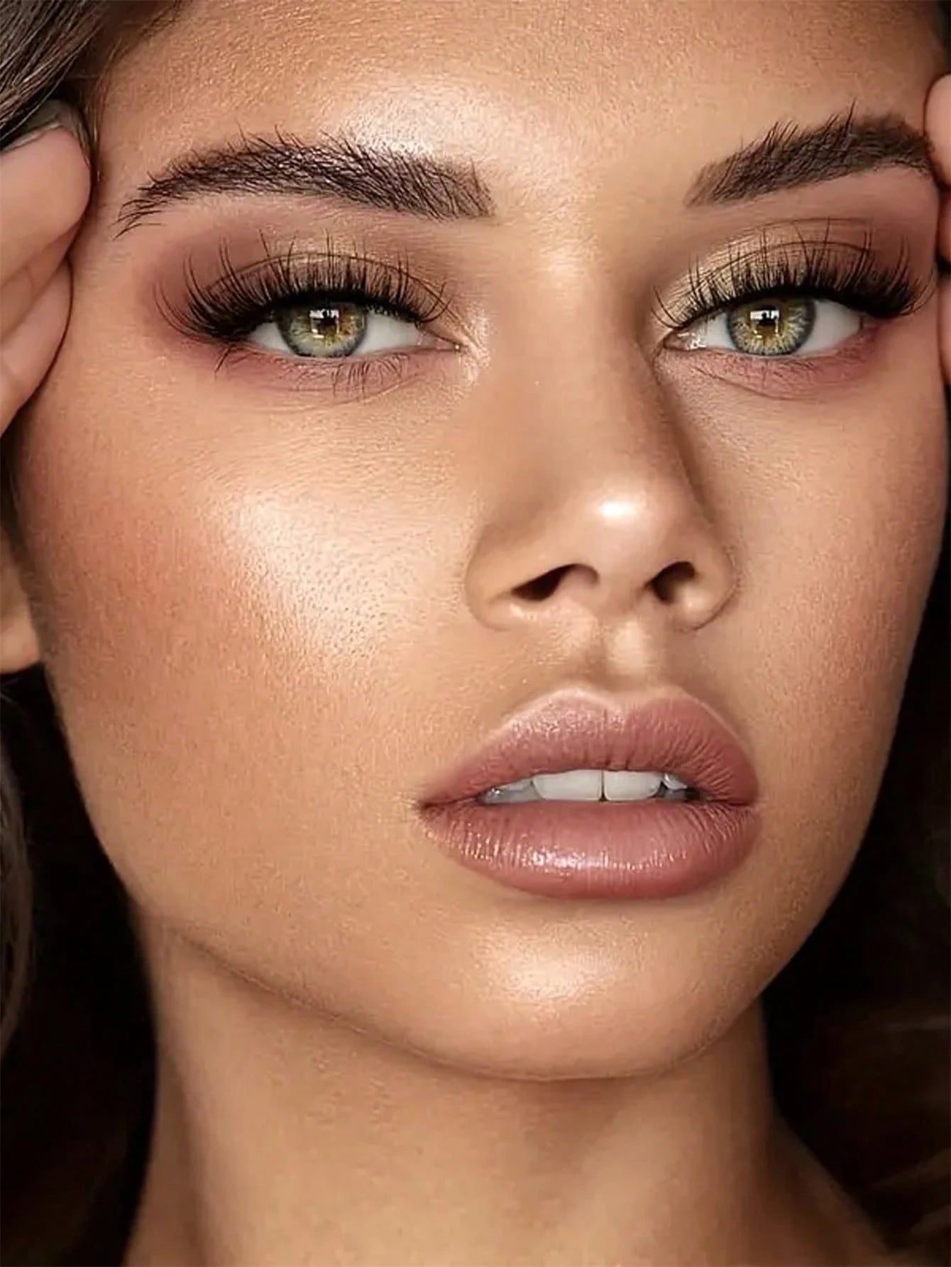 10 Pairs Full Strip False Eyelashes, Voluminous Ultra-Dense Fluffy, Natural Bionic Furry 3D Effect, Ultra-Fine Black Stem, Reusable For Daily Commute Makeup, Essential Portable Wear