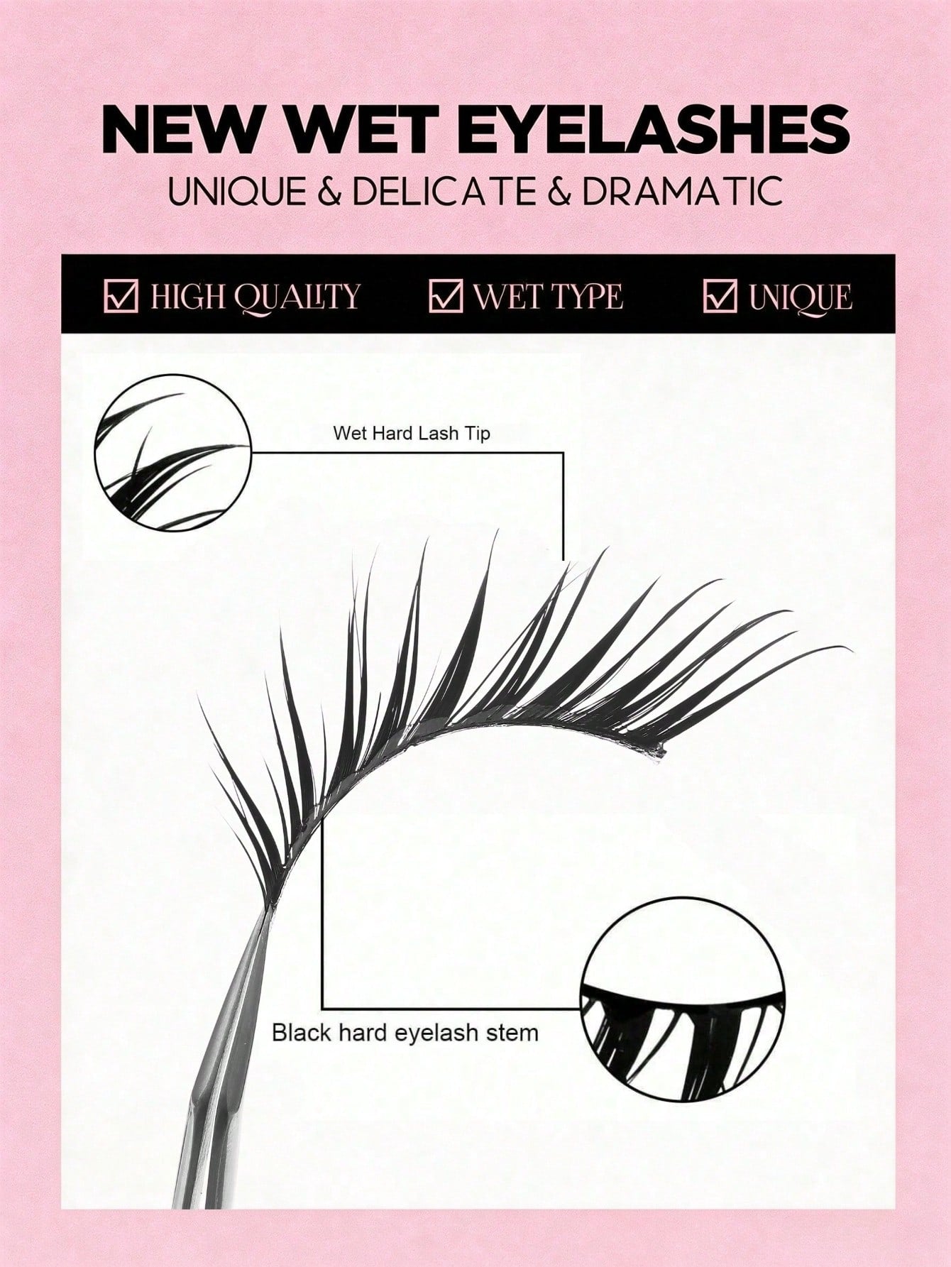 10 Pairs Wet Look Spiky Fox Eye Anime Strip Lashes, Dramatic Pointed Tip False Eyelashes, Reusable Long Lasting Fake Lashes For Anime Cosplay, Halloween, Club Party & Stage Makeup Beauty Tool