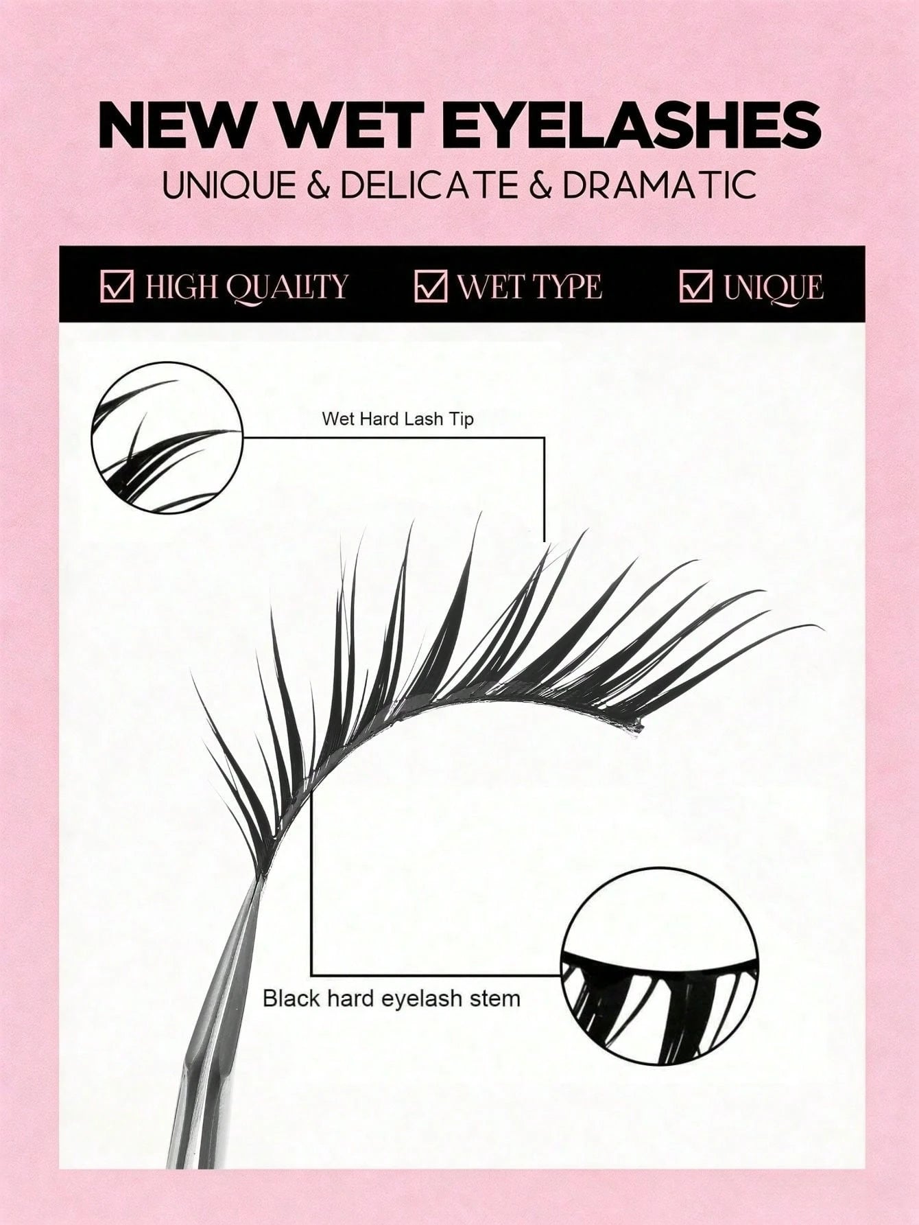 10 Pairs Wet Style Sharp Spiky Fox Eye Anime Strip Lashes, Dramatic Wet-Look Extensions Fake Eyelashes, Hard Thin Lash Band Reusable Cosplay Lashes Ideal For Manga Cosplay, Festival, Night Out, Photos