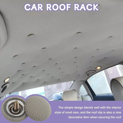 10 Pieces Of Car Roof Lining Clips Kit, Universal Quick-Install Fasteners, For Repairing The Sagging Of The Car Roof Lining, Car Interior Repair Set, Eliminating Rattling Sounds, An Ideal Easter Gift