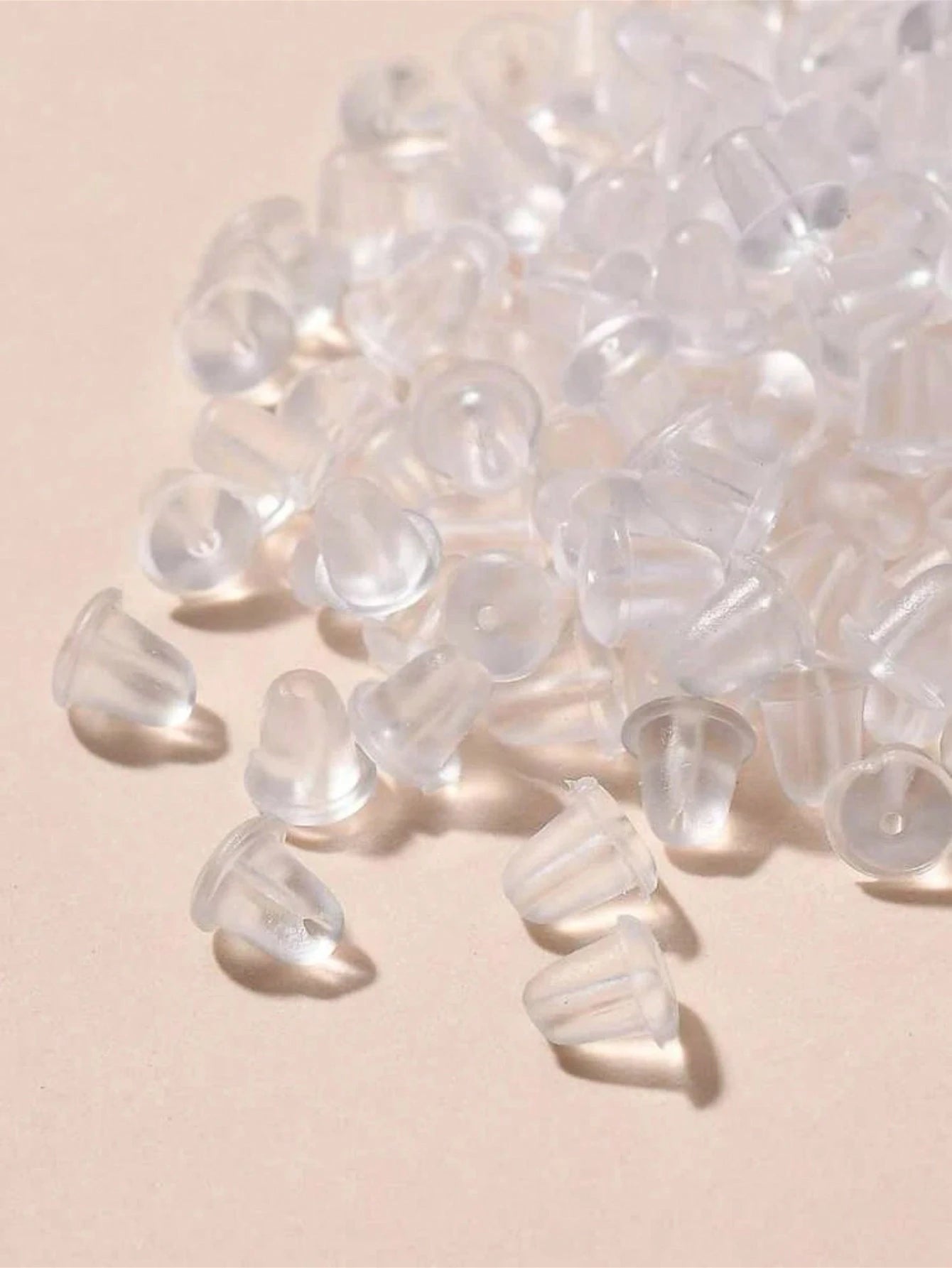 100-1200pcs Silicone Earring Backs- Low Allergy Clear Earring Stoppers, With Storage Box, Suitable For DIY Jewelry Making, Earring Safety Clips, Ideal For Halloween And Christmas Craft Materials