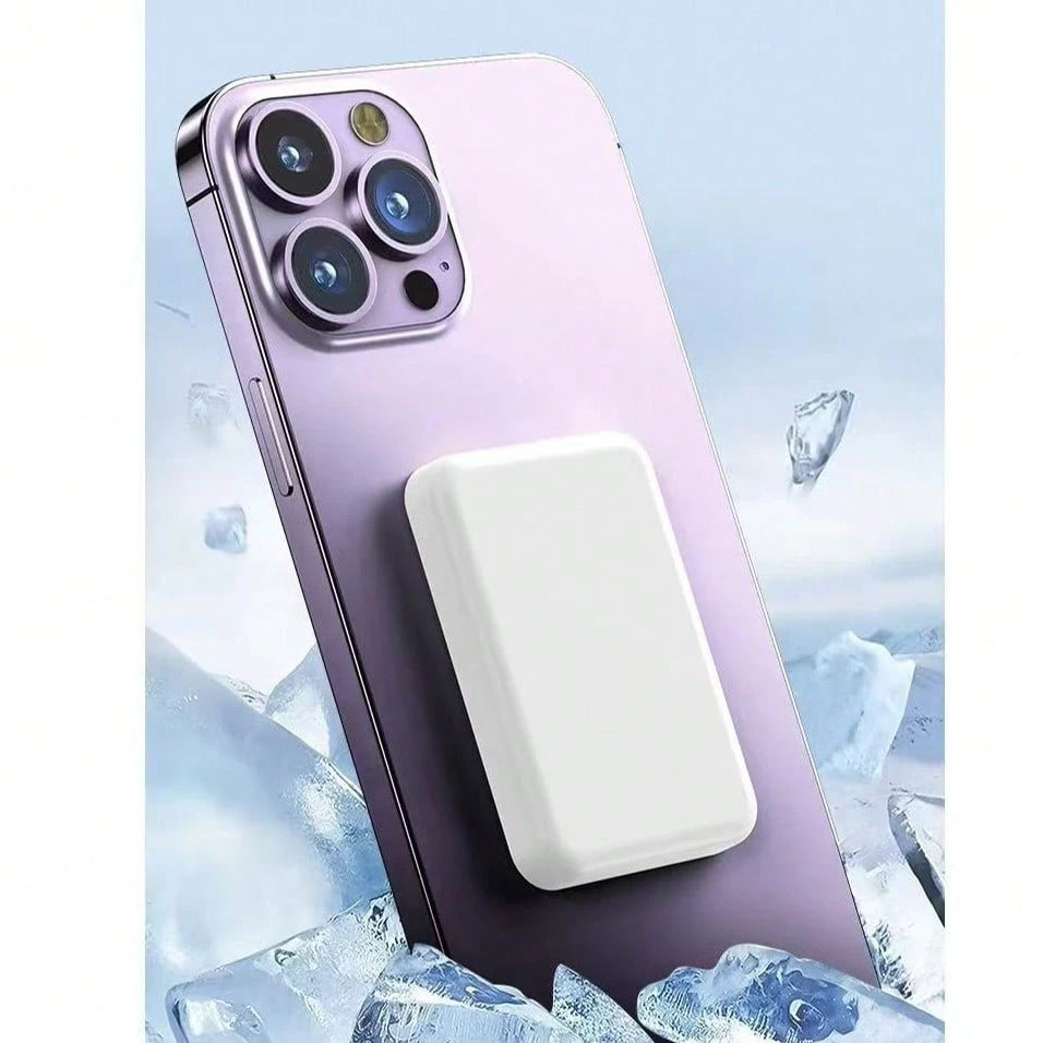 10000mAh Mini Magnetic Portable Charger, Slim & Compact, High Capacity For IOS & Multiple Phones, Supports Non-Magnetic Charging (Charging Cable Required), Wireless Charging & Universal Wired Charging