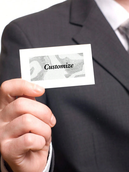 100pcs/200pcs/500pcs Cards Double-Sided Printing, Custom Business Cards With Logo Text, Custom Images, Custom Nail And Hair Salon Cards, Office Supplies, Thank You Cards, Small Business