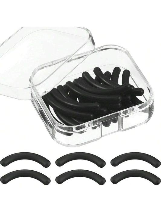 100pcs/50pcs/10pcs Eyelash Curler Replacement Silicone Rubber Pads, Suitable For Universal Eyelash Curlers