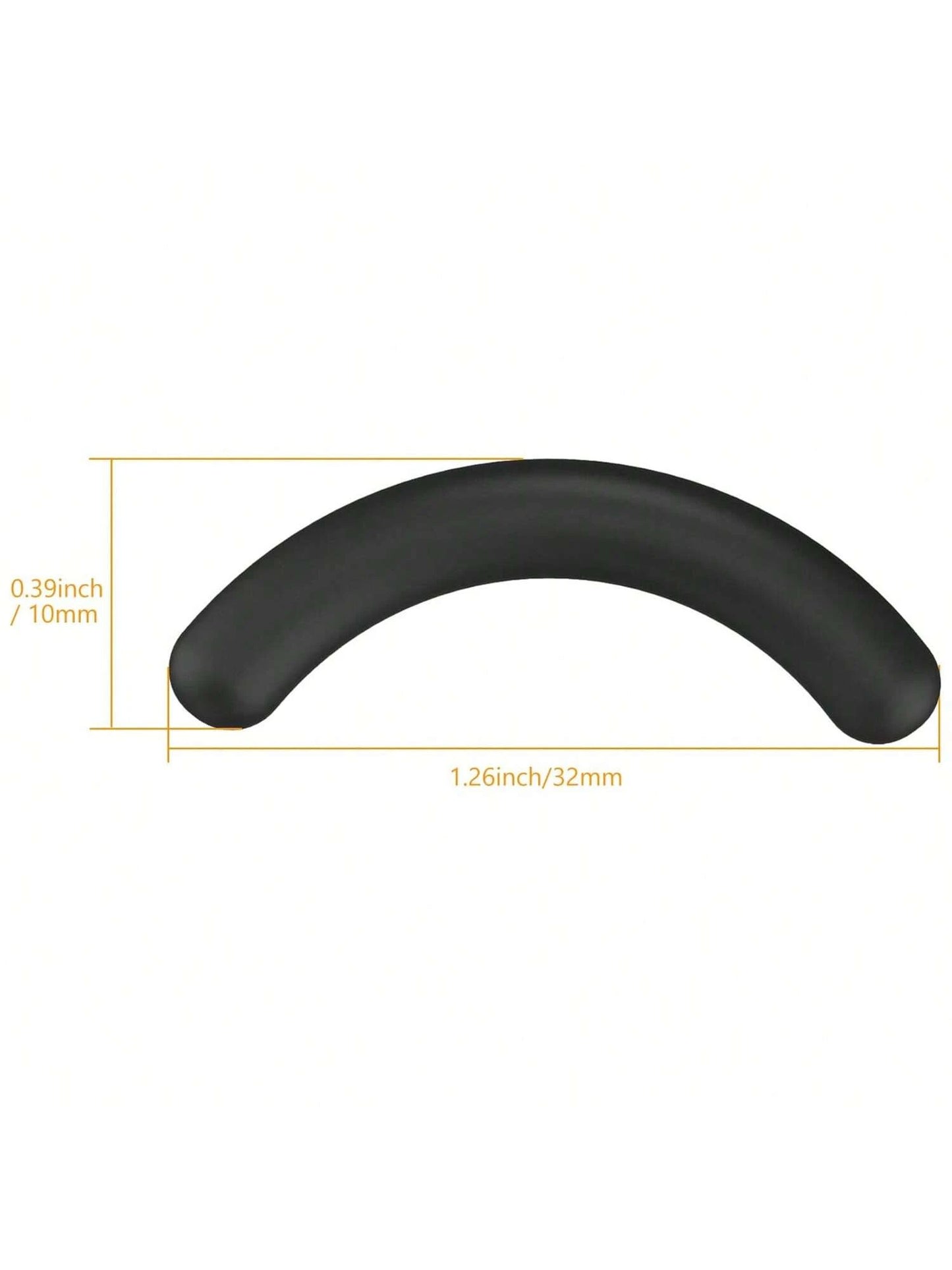 100pcs/50pcs/10pcs Eyelash Curler Replacement Silicone Rubber Pads, Suitable For Universal Eyelash Curlers