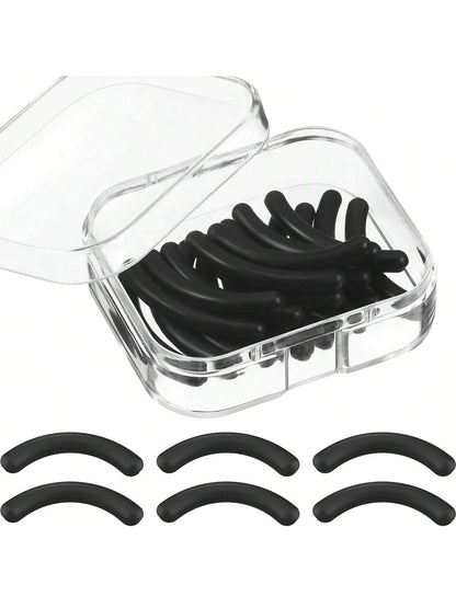 100pcs/50pcs/10pcs Eyelash Curler Replacement Silicone Rubber Pads, Suitable For Universal Eyelash Curlers