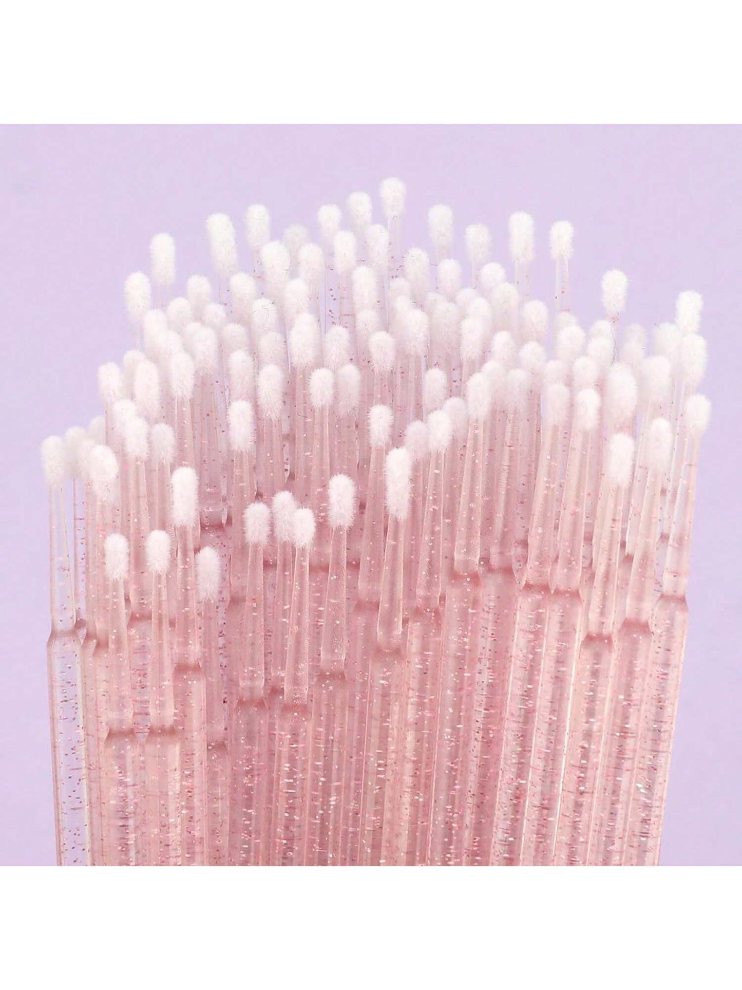 100pcs Disposable Makeup Brush Miniature Smudge Brush, 100pcs Flexible Ultra-Fine Mascara Wand For Mascara Brush, Eyebrow Brush, Makeup Brush, Eyelash Comb