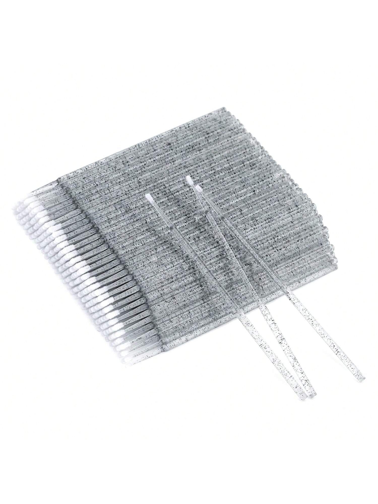 100pcs Disposable Makeup Brush Miniature Smudge Brush, 100pcs Flexible Ultra-Fine Mascara Wand For Mascara Brush, Eyebrow Brush, Makeup Brush, Eyelash Comb