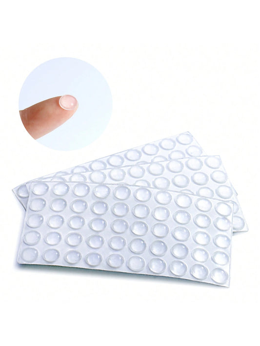 100pcs Transparent Cushion Pad, 8.5mm Diameter, Self-Adhesive Rubber Bumpers For Drawers, Glass Table Top, Small Furniture, Sound Dampening